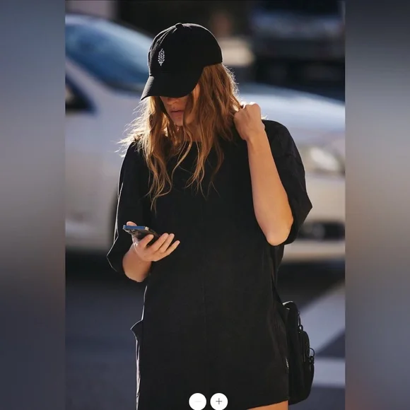 Free People Hot Shot Tee Romper - Picture 2 of 5